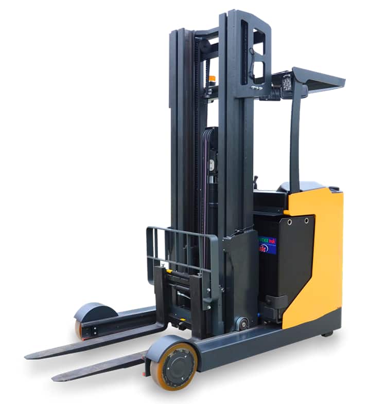 XCMG official 1.5 ton 2 ton 2.5 ton electric stacker China new stand-on reach stacker forklift price